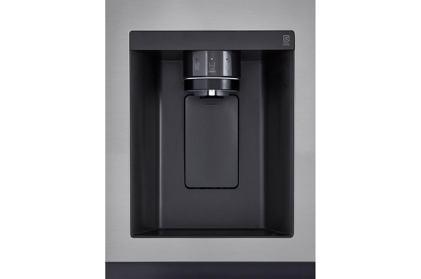 Lg LRSXC2306V 23 cu. ft. Side-by-Side Counter-Depth Refrigerator with Smooth Touch Dispenser