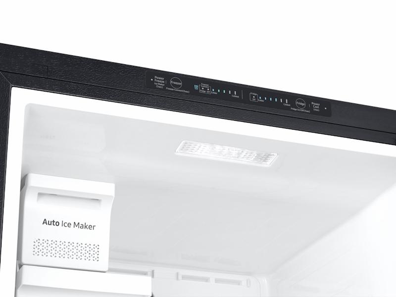 Samsung RT18M6215SG 18 cu. ft. Top Freezer Refrigerator with FlexZone™ and Ice Maker in Black Stainless Steel
