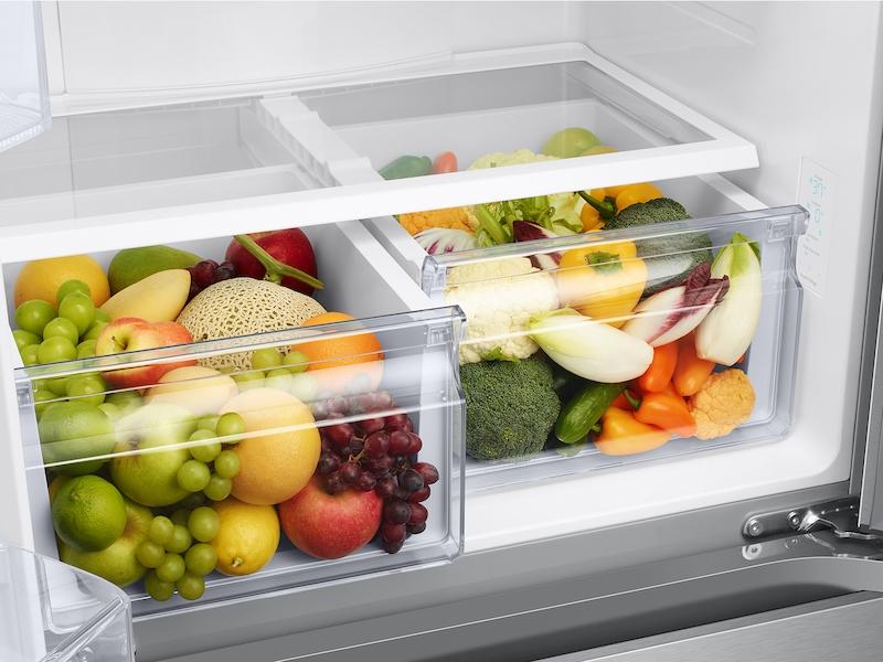 Samsung RF20A5101SR 19.5 cu. ft. Smart 3-Door French Door Refrigerator in Stainless Steel