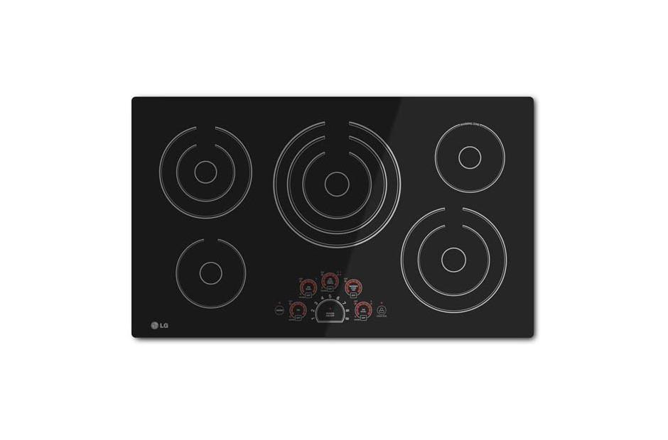 Lg LCE3610SB 36" Electric Cooktop