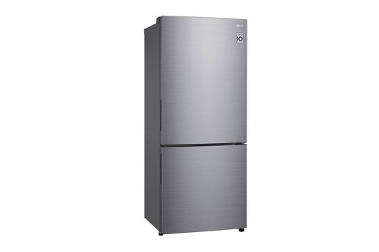 Lg LBNC15231V 15 cu. ft. 28-inch Wide Bottom Freezer Refrigerator - Stainless Steel