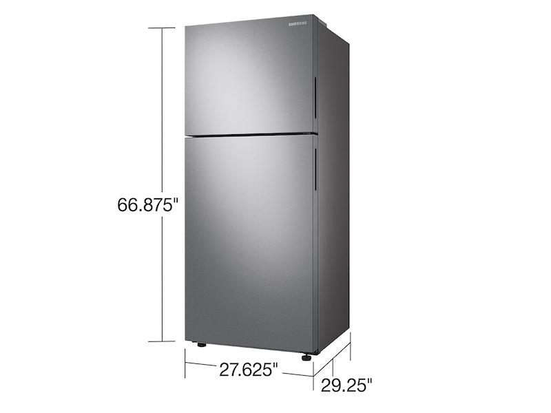 Samsung 15.6 cu. ft. Top Freezer Refrigerator with All-Around Cooling in Stainless Steel