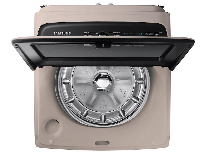 5.1 cu. ft. Smart Top Load Washer with ActiveWave™ Agitator and Super Speed Wash in Champagne