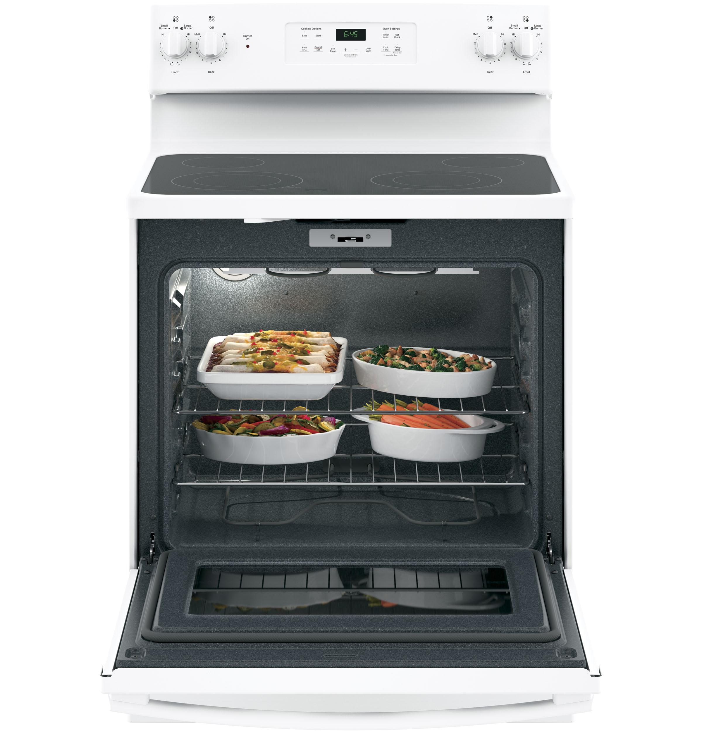 GE® 30" Free-Standing Electric Range