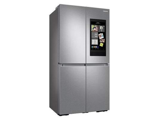 23 cu. ft. Smart Counter Depth 4-Door Flex™ refrigerator with Family Hub™ and Beverage Center in Stainless Steel
