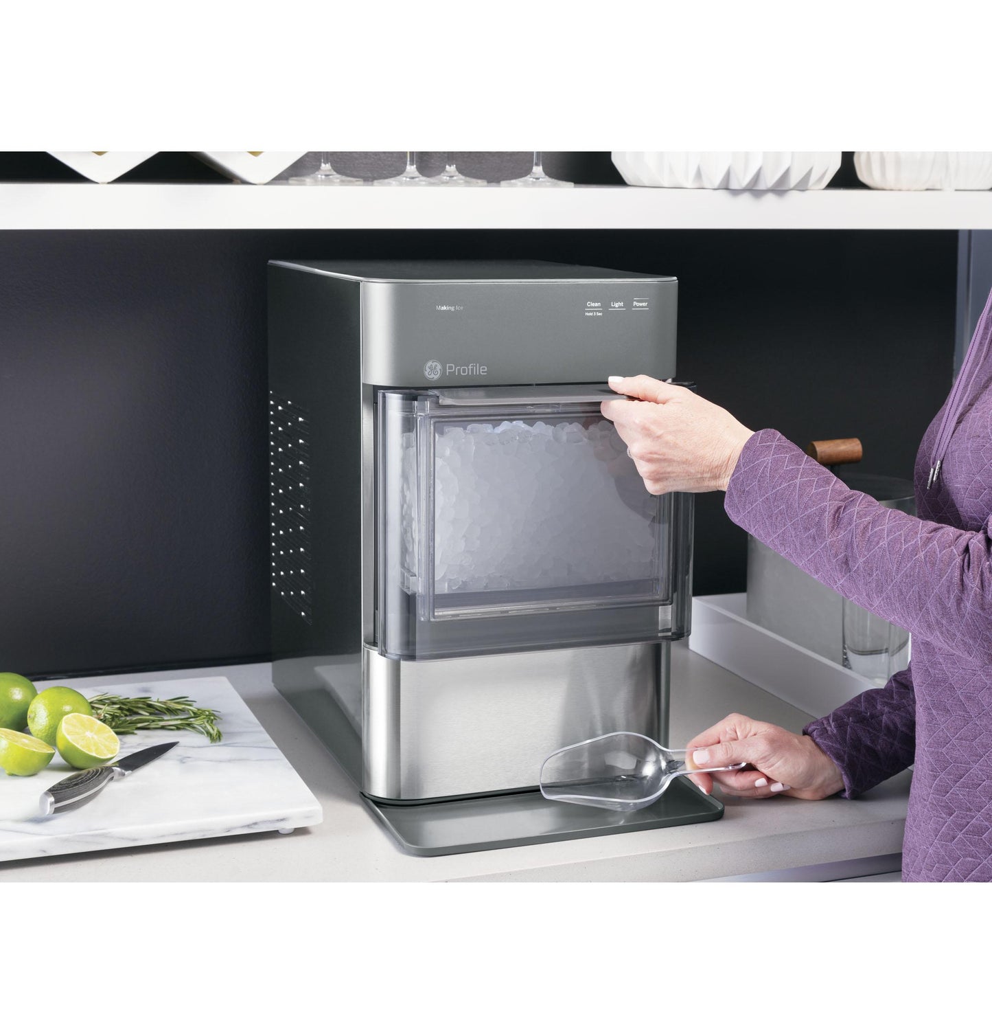 XPIO23SCSS GE Profile™ Opal™ 2.0 Nugget Ice Maker