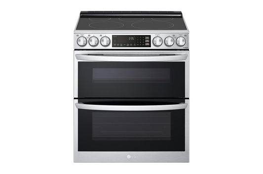 Lg LTEL7337F 7.3 cu. ft. Smart Electric Double Oven Slide-in Range with InstaView®, ProBake® Convection, Air Fry, and Air Sous Vide
