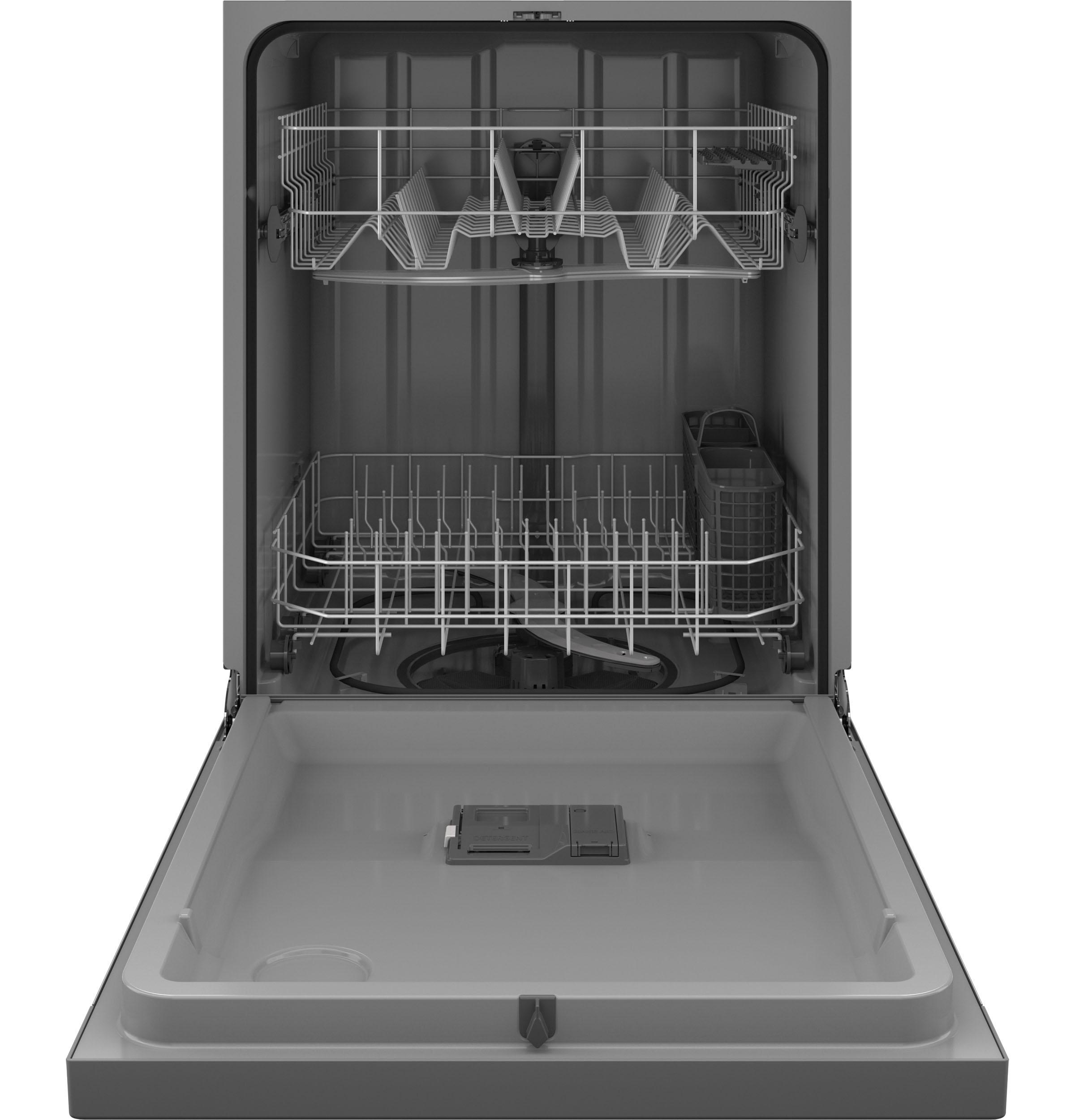 GE® ENERGY STAR® Dishwasher with Front Controls