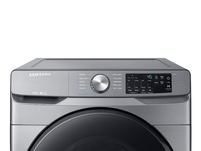 Samsung 4.5 cu. ft. Front Load Washer with Steam in Platinum