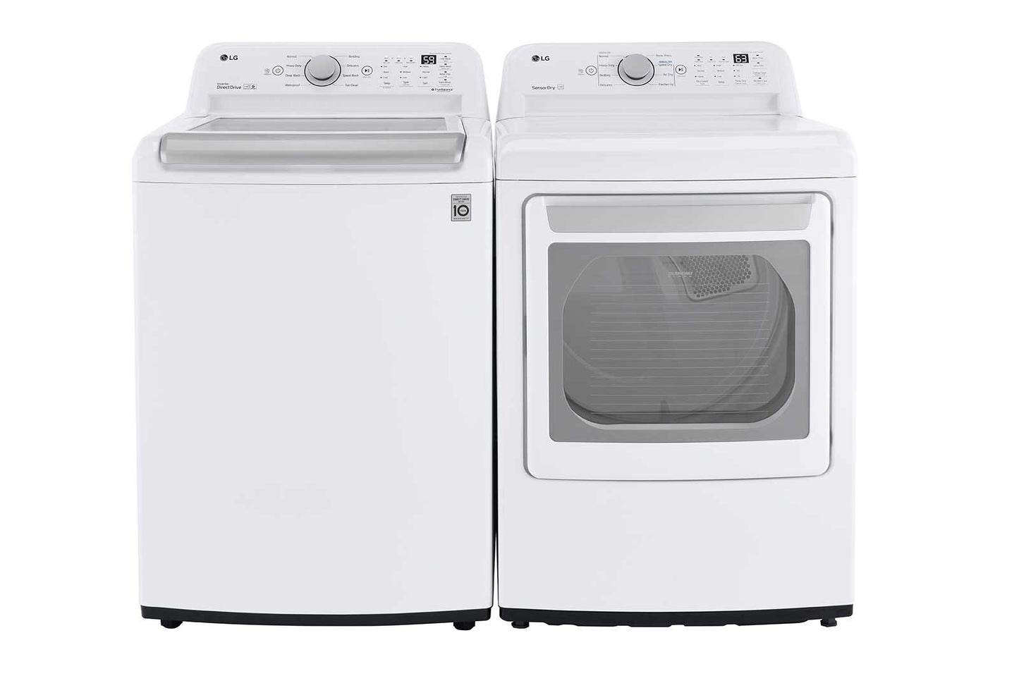 Lg DLG7151W 7.3 cu. ft. Ultra Large Capacity Gas Dryer with Sensor Dry Technology
