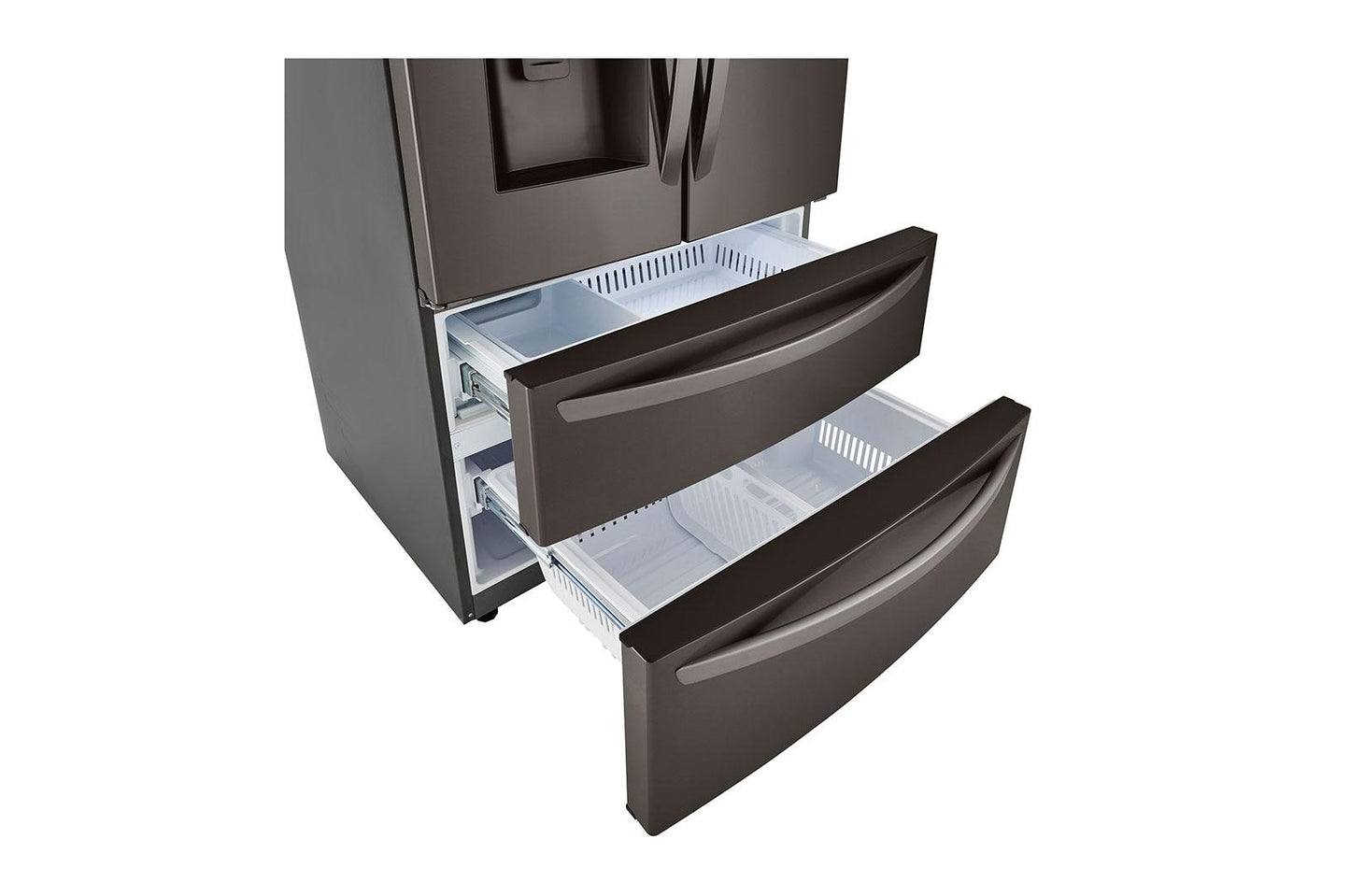 Lg LRMXC2206D 22 cu. ft. Smart Counter Depth Double Freezer Refrigerator with Craft Ice™