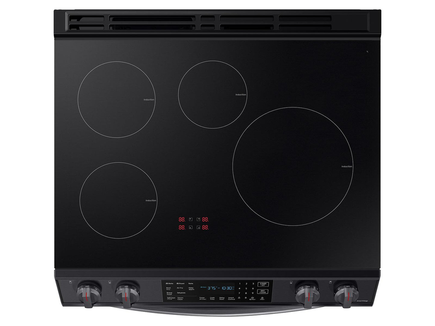 Samsung 6.3 cu. ft. Smart Rapid Heat Induction Slide-in Range with Air Fry