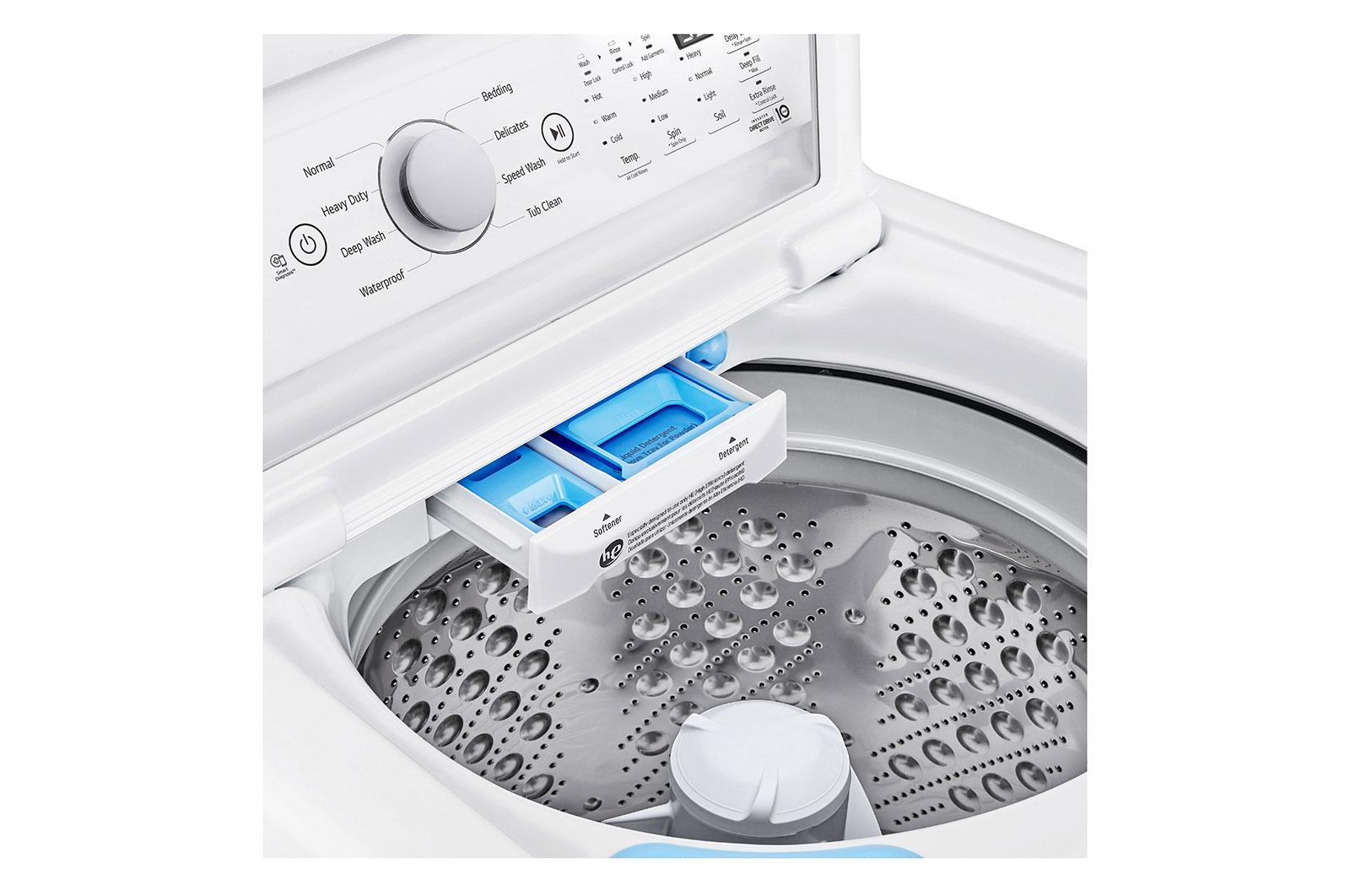 Lg 4.8 cu. ft. Mega Capacity Top Load Washer with 4-Way™ Agitator