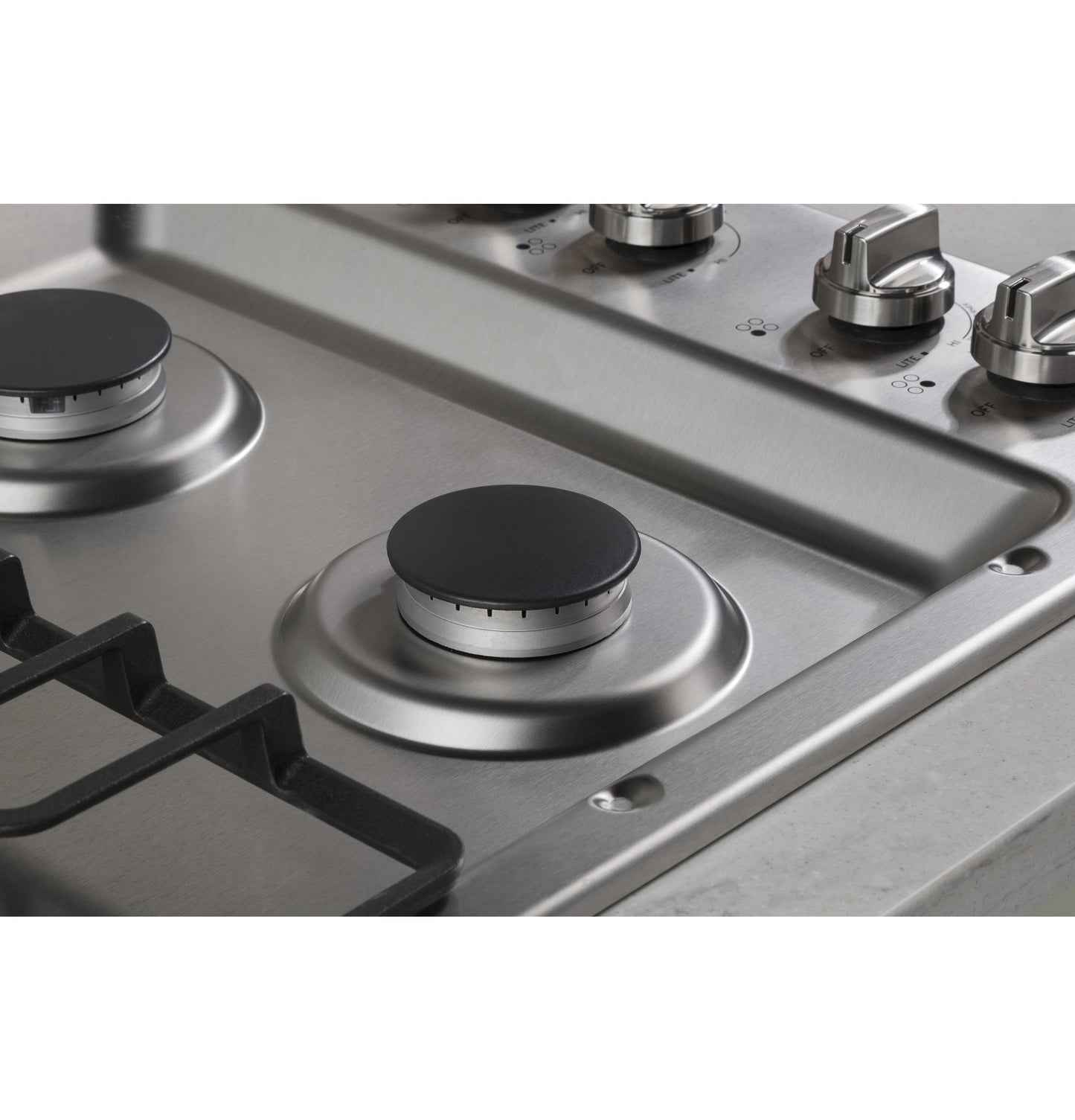 JGP3030SLSS GE® 30" Built-In Gas Cooktop with Dishwasher-Safe Grates