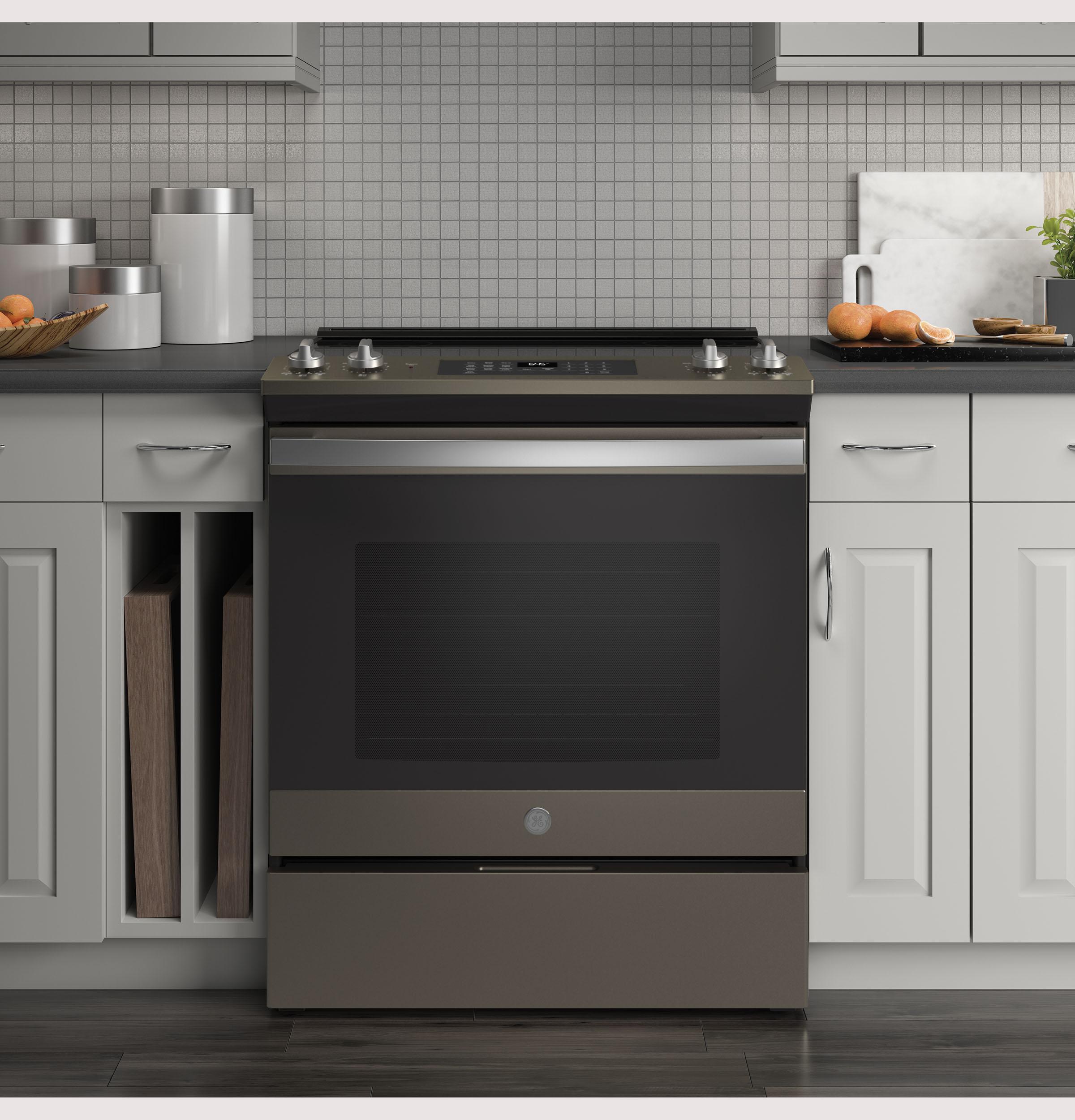 GE® 30" Slide-In Electric Range