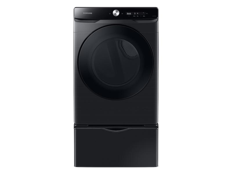 7.5 cu. ft. Smart Dial Gas Dryer with Super Speed Dry in Brushed Black