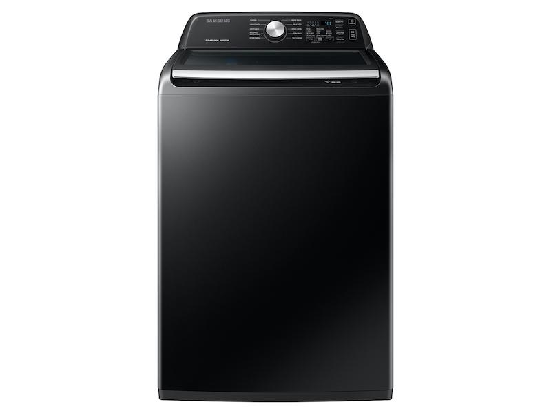 4.4 cu. ft. Top Load Washer with ActiveWave™ Agitator and Active WaterJet in Brushed Black