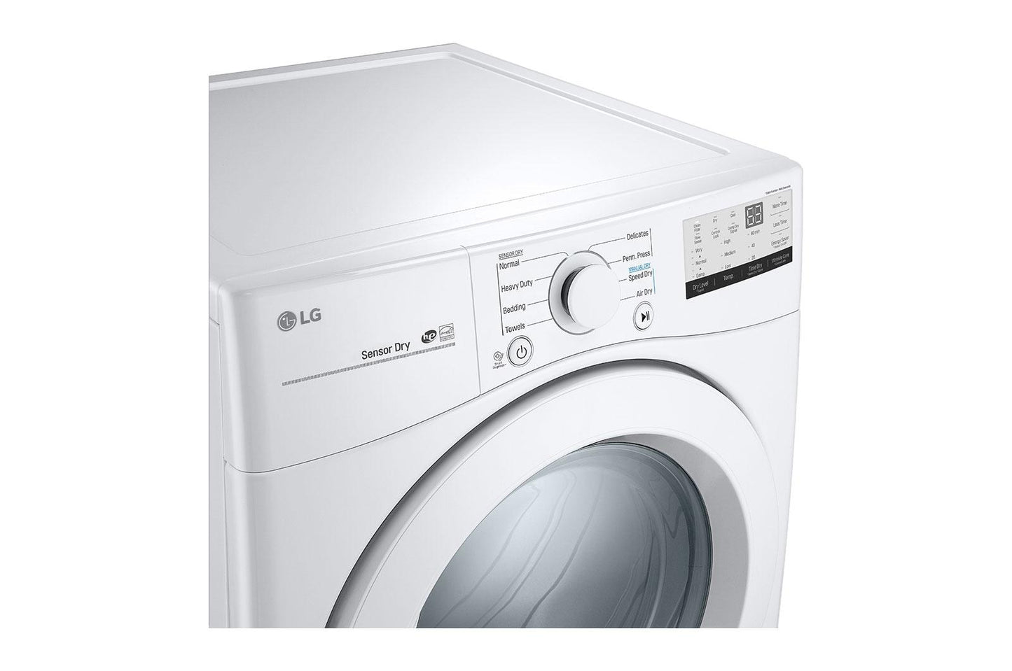 Lg DLG3401W 7.4 cu. ft. Ultra Large Capacity Front Load Gas Dryer - White