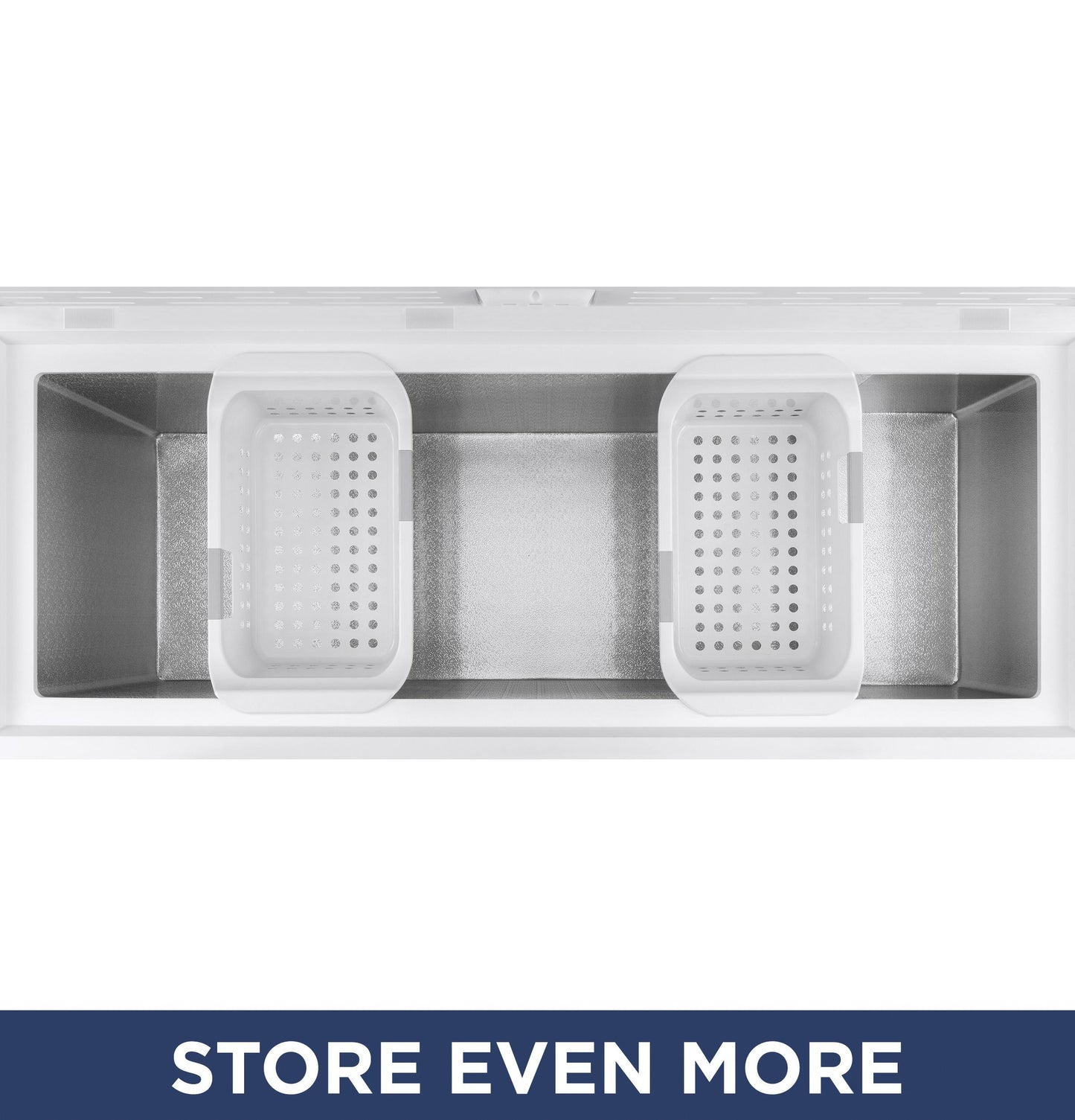 FCM16DLWW GE® ENERGY STAR® 15.7 Cu. Ft. Manual Defrost Chest Freezer