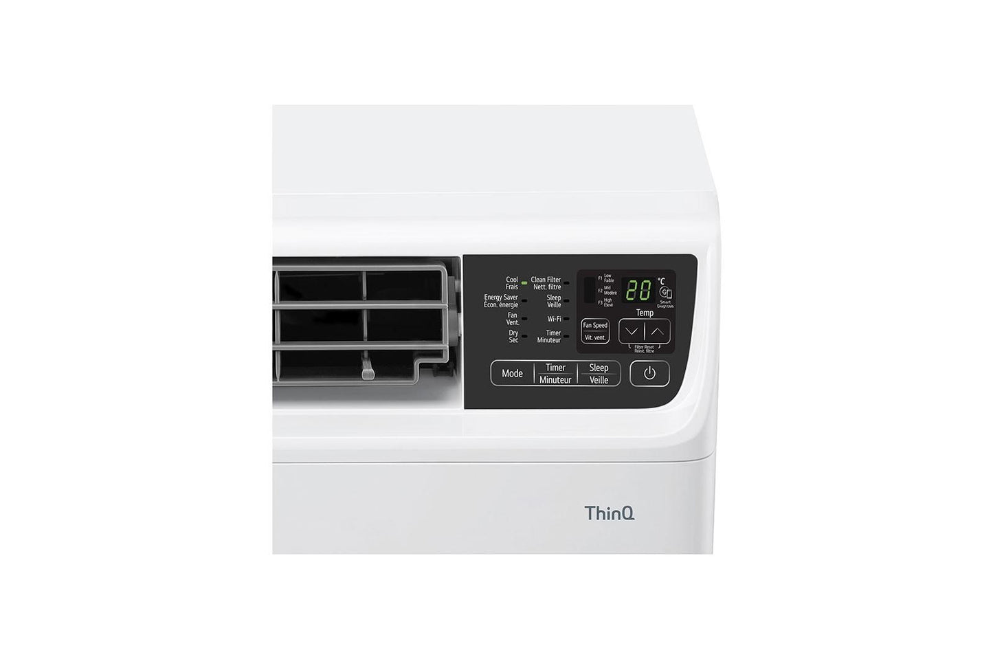Lg LW1522IVSM 14,000 BTU LG DUAL Inverter Window Air Conditioner - White