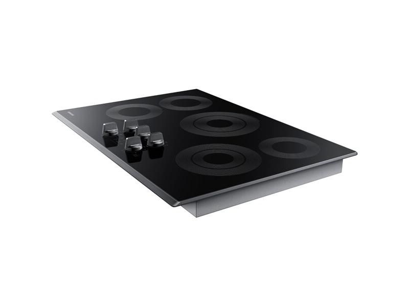 Samsung NZ30K6330RG 30" Smart Electric Cooktop in Black Stainless Steel