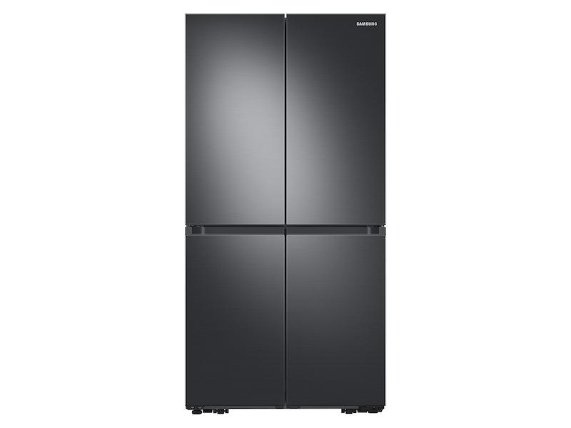 Samsung 23 cu. ft. Smart Counter Depth 4-Door Flex™ refrigerator with AutoFill Water Pitcher and Dual Ice Maker in Black Stainless Steel