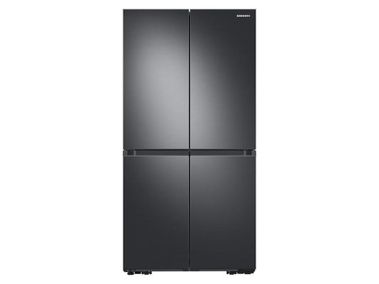 Samsung 23 cu. ft. Smart Counter Depth 4-Door Flex™ refrigerator with AutoFill Water Pitcher and Dual Ice Maker in Black Stainless Steel