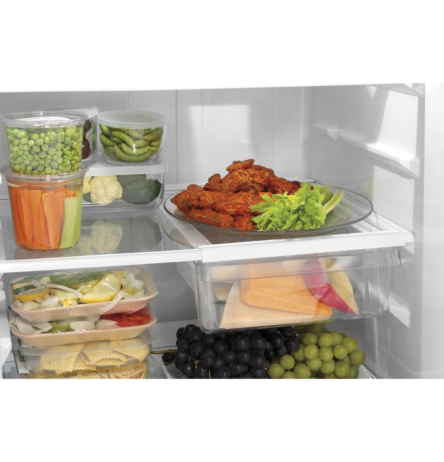 GTE22JSNRSS GE® ENERGY STAR® 21.9 Cu. Ft. Top-Freezer Refrigerator
