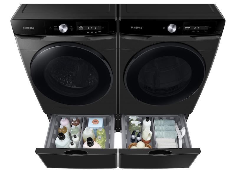 Samsung 7.5 cu. ft. Smart Dial Gas Dryer with Super Speed Dry in Brushed Black