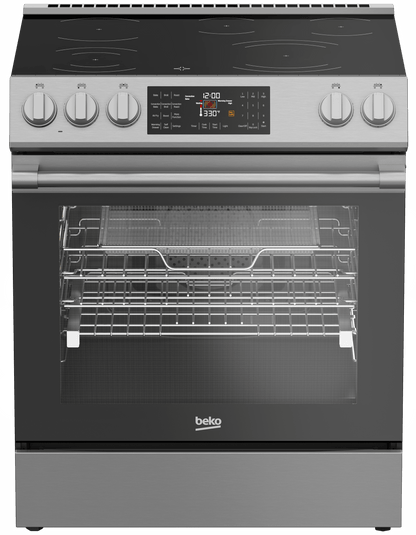 Beko SLER30524SS 30" Slide-InRange