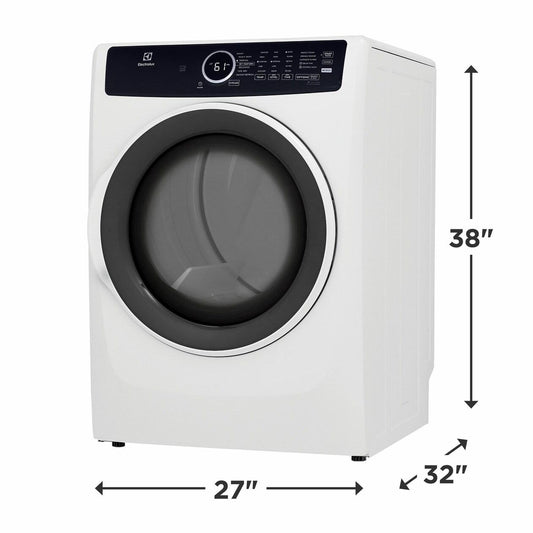Electrolux ELFG7437AW Front Load Perfect Steam™ Gas Dryer with Instant Refresh - 8.0 Cu. Ft.
