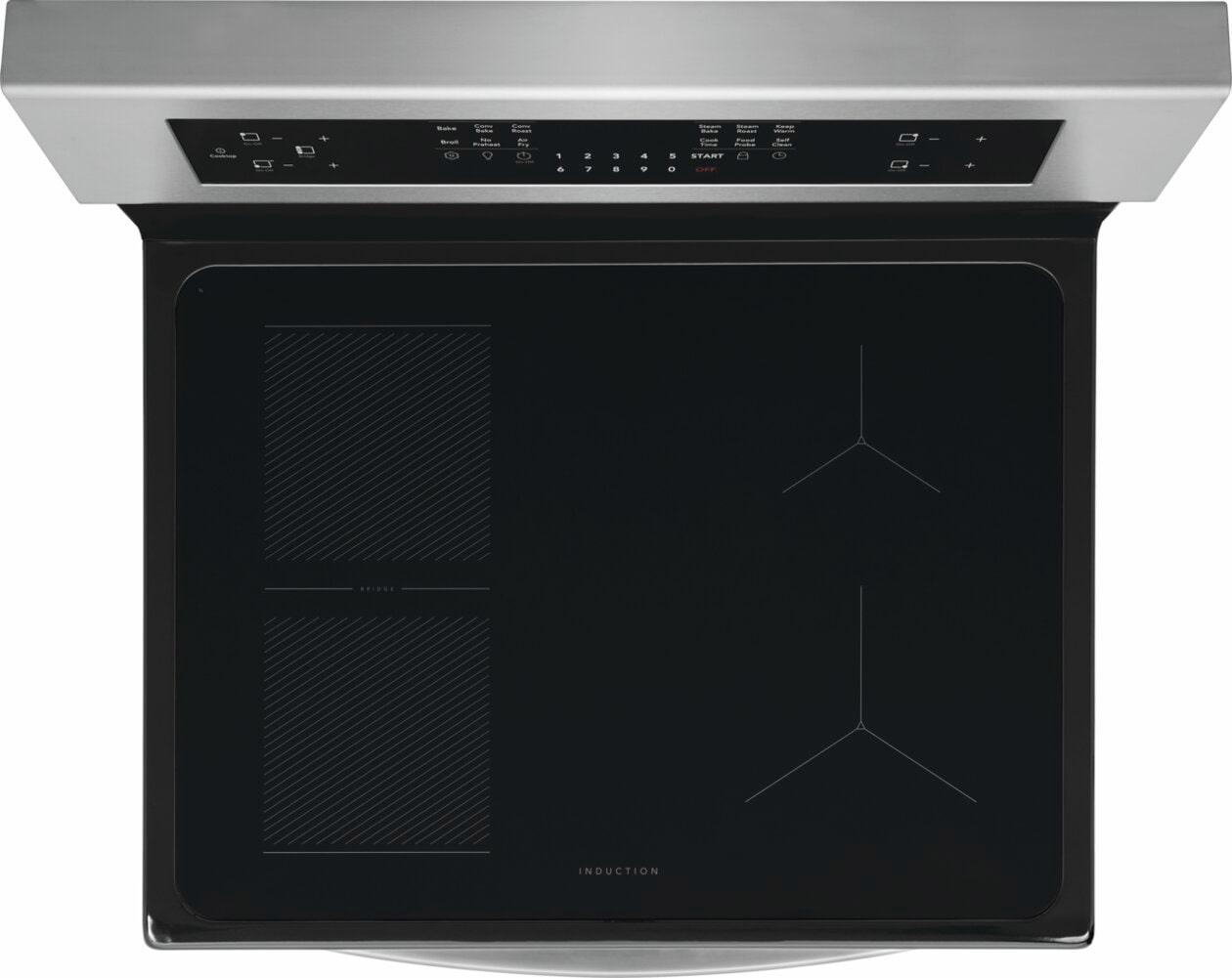 Frigidaire GCRI3060BF 30" Freestanding Induction Range with Total Convection