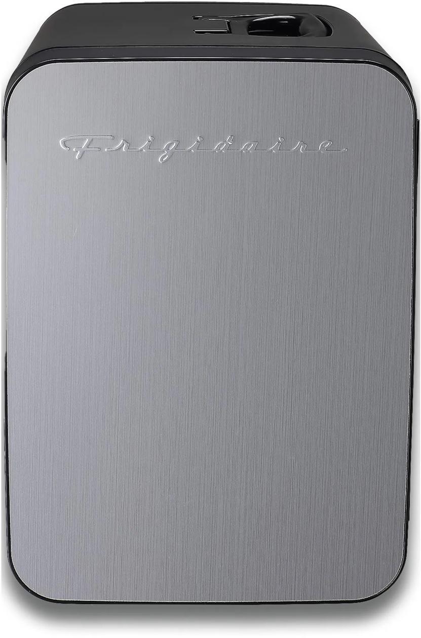 Frigidaire EFMIS183SS 15-Can Retro Mini Fridge Cooler - Stainless Steel