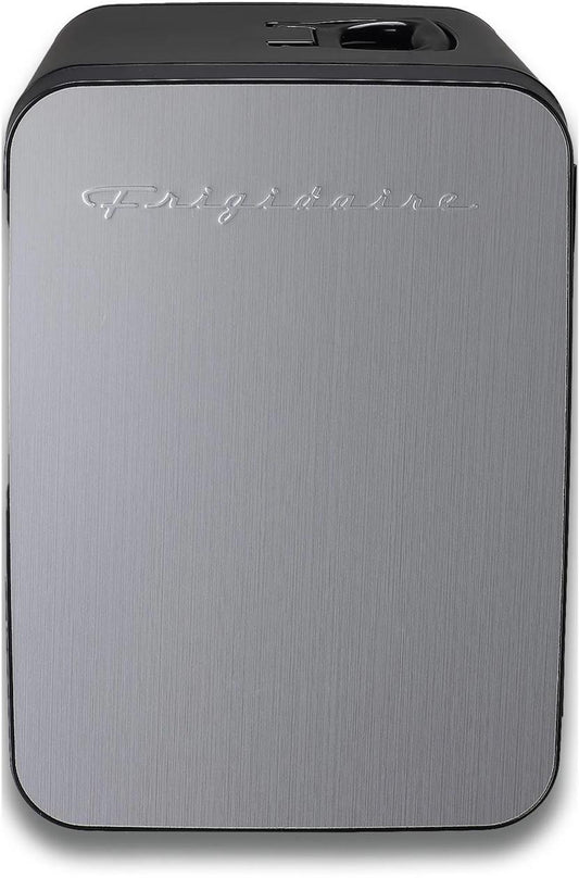 Frigidaire EFMIS183SS 15-Can Retro Mini Fridge Cooler - Stainless Steel