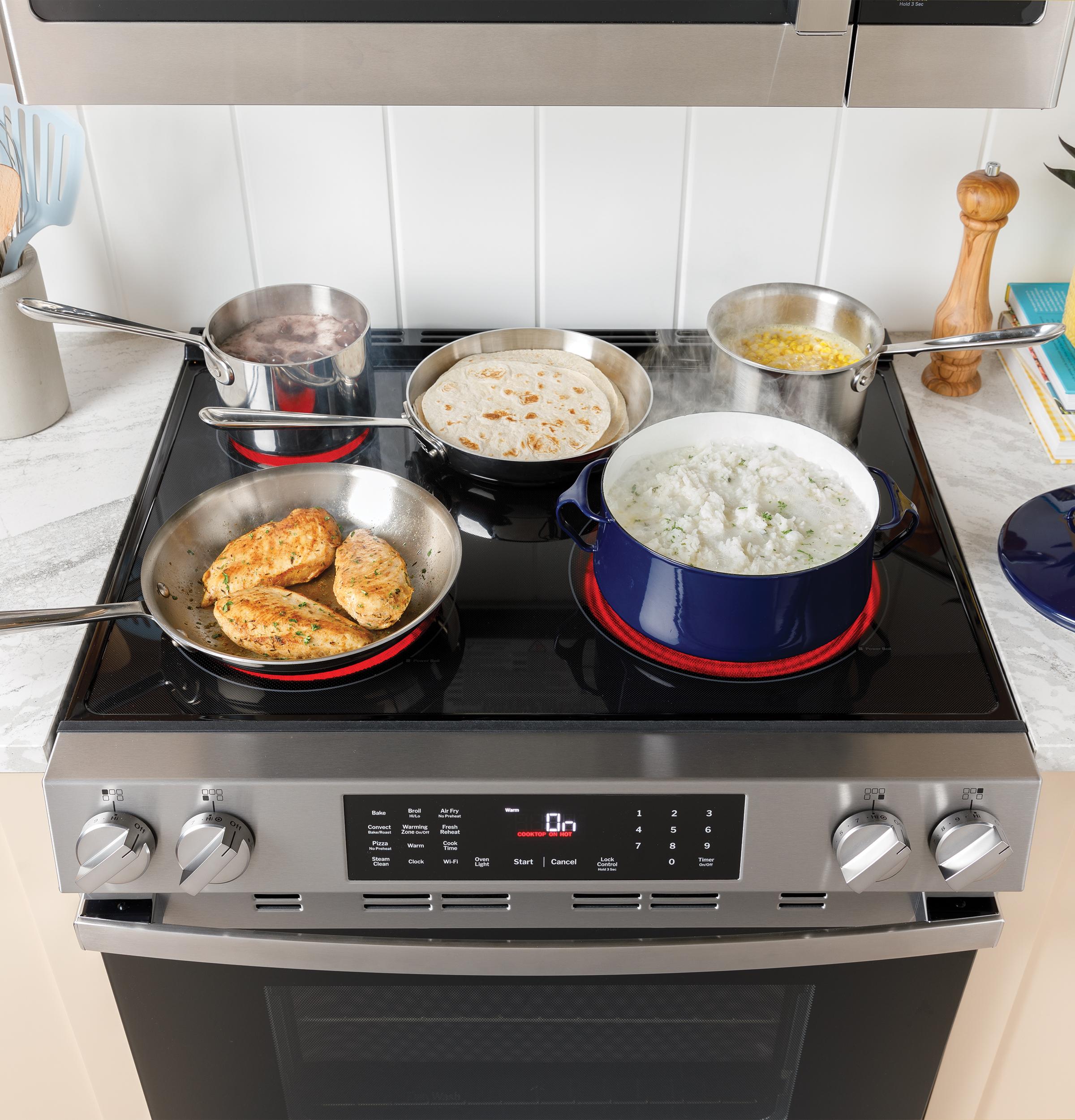 GRF500PVSS GE® 30" Free-Standing Electric Range with Crisp Mode