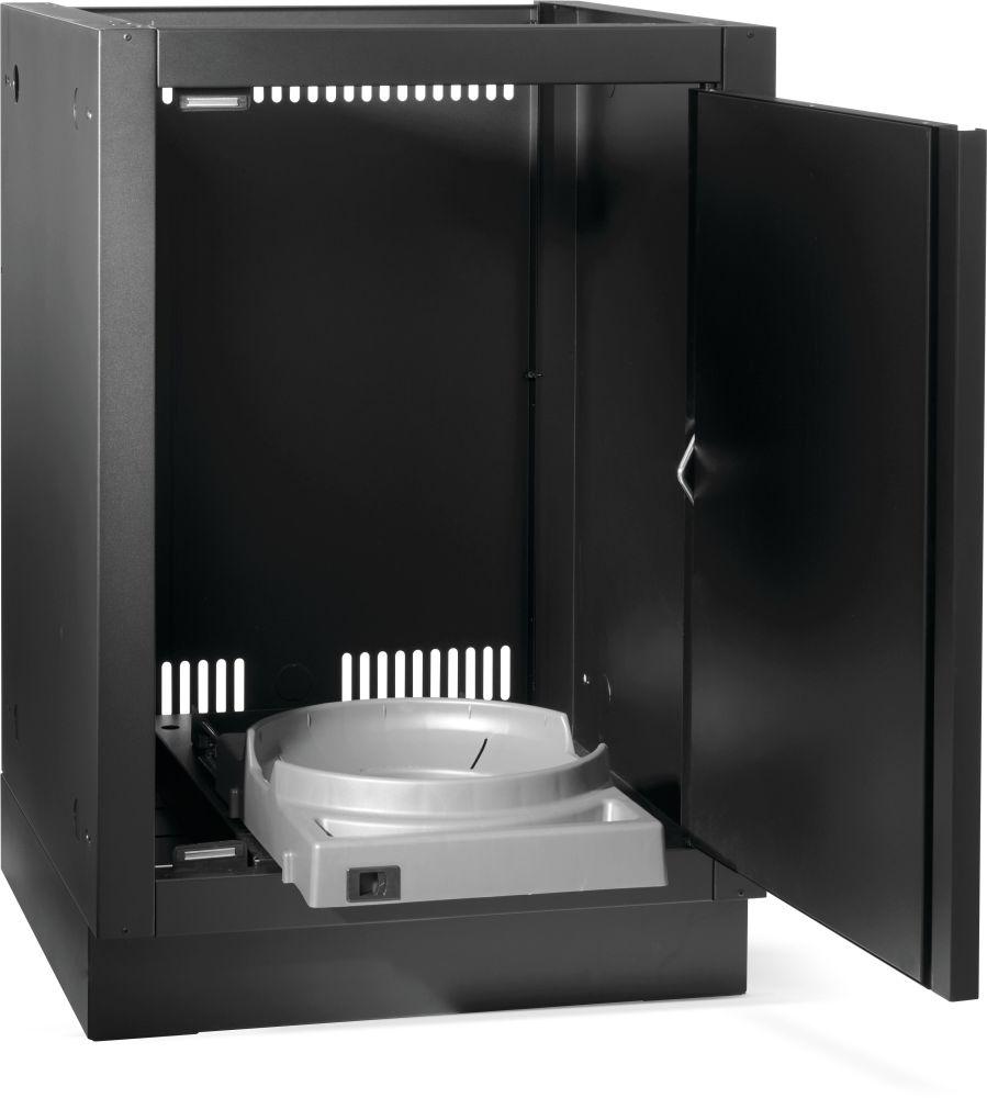 Napoleon Bbq IMPTCMK1NA OASIS Propane Tank Cabinet and Integrated Heat Protection Shield, Matte/Matt Black