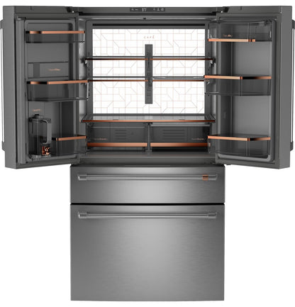Cafe CGE29DP2TS1 CAF(EBACK)™ ENERGY STAR® 28.7 Cu. Ft. Smart 4-Door French-Door Refrigerator With Dual-Dispense AutoFill Pitcher