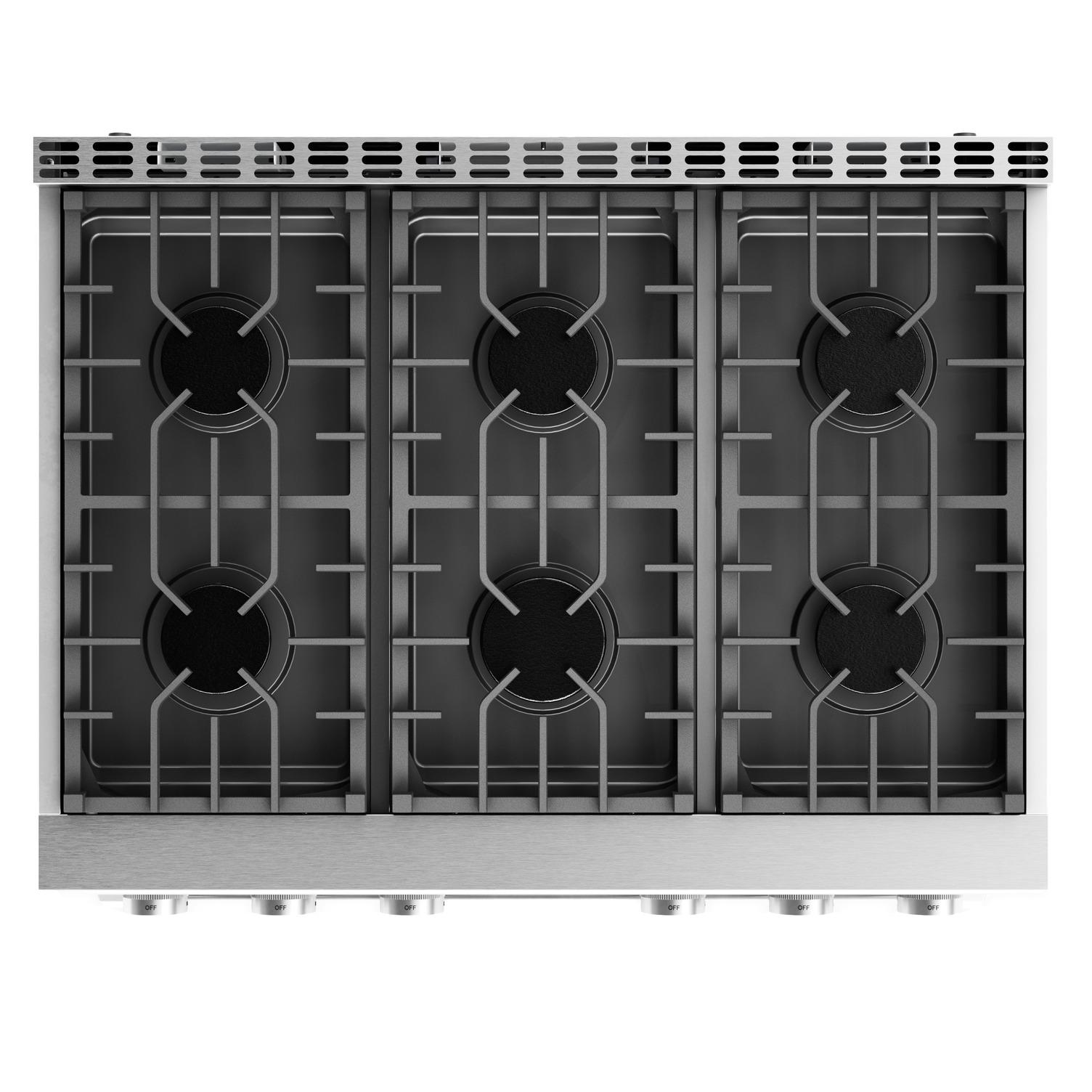 ARG36 Thor Kitchen 36-inch Gas Range - Contemporary Professional - Arg36