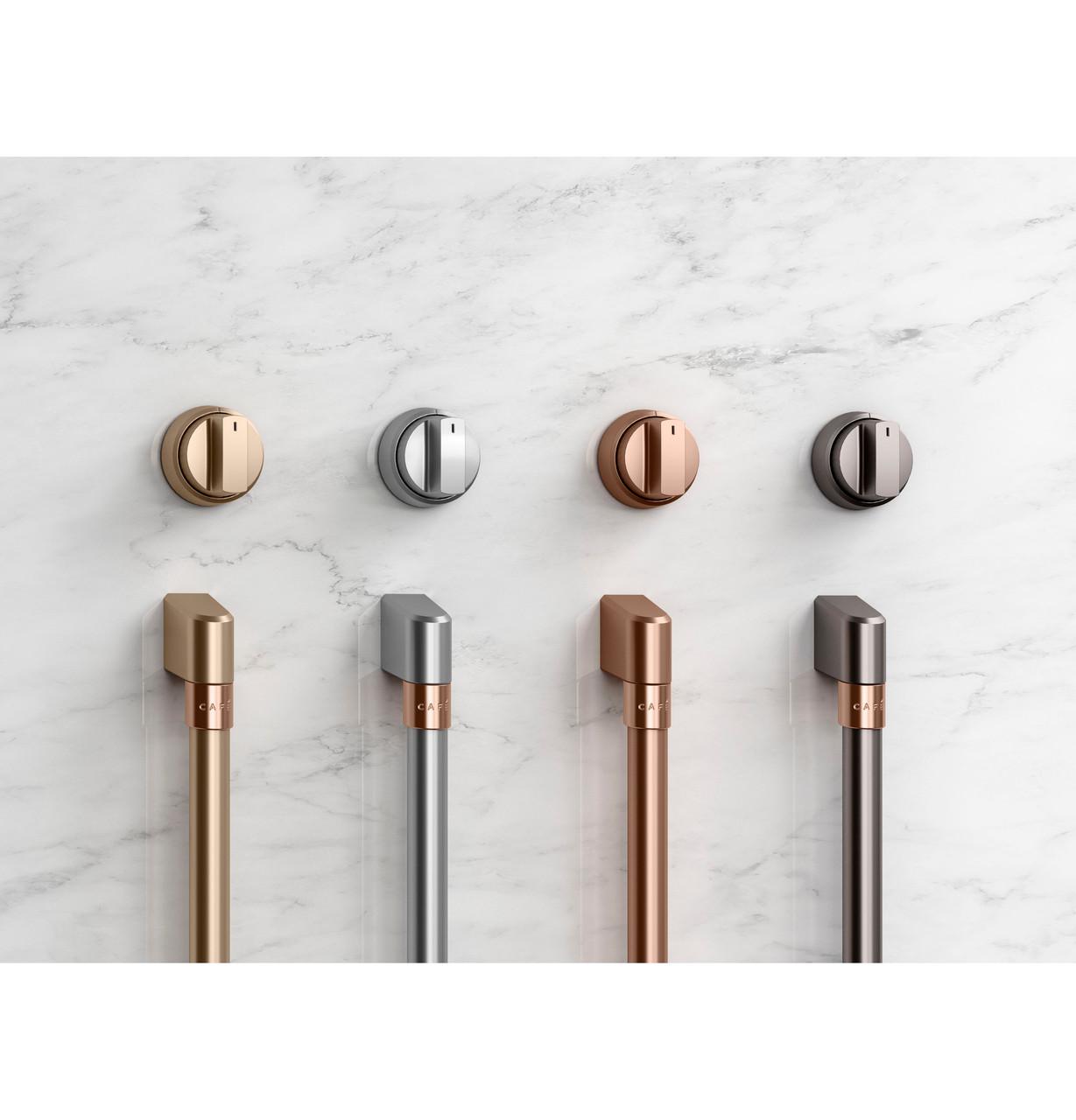 Cafe CXFCHHKPMCU Caf(eback)™ Front Control Induction Knobs and Handles - Brushed Copper