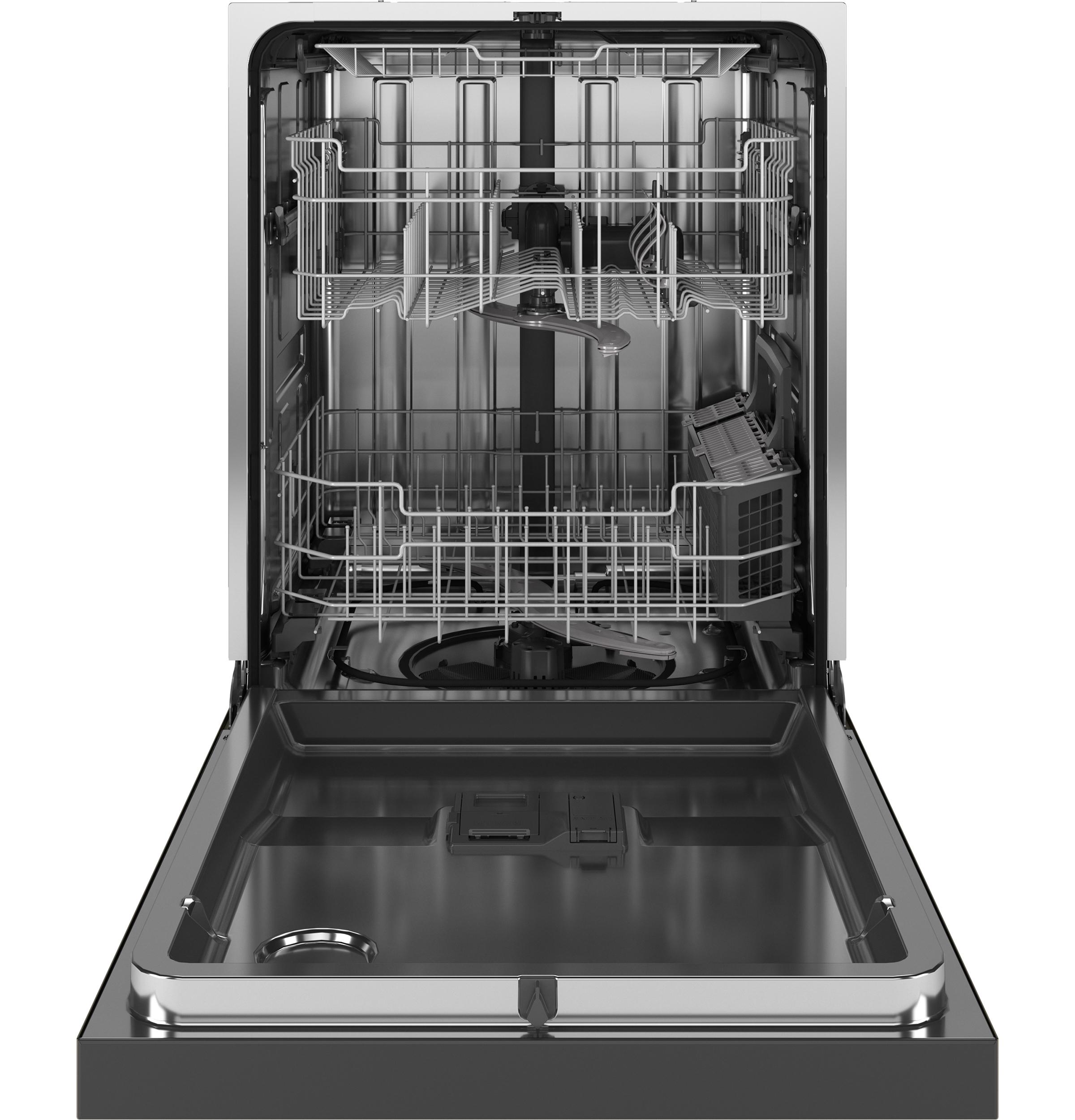 GDF650SMVES GE® ENERGY STAR® Front Control with Stainless Steel Interior Dishwasher with Sanitize Cycle