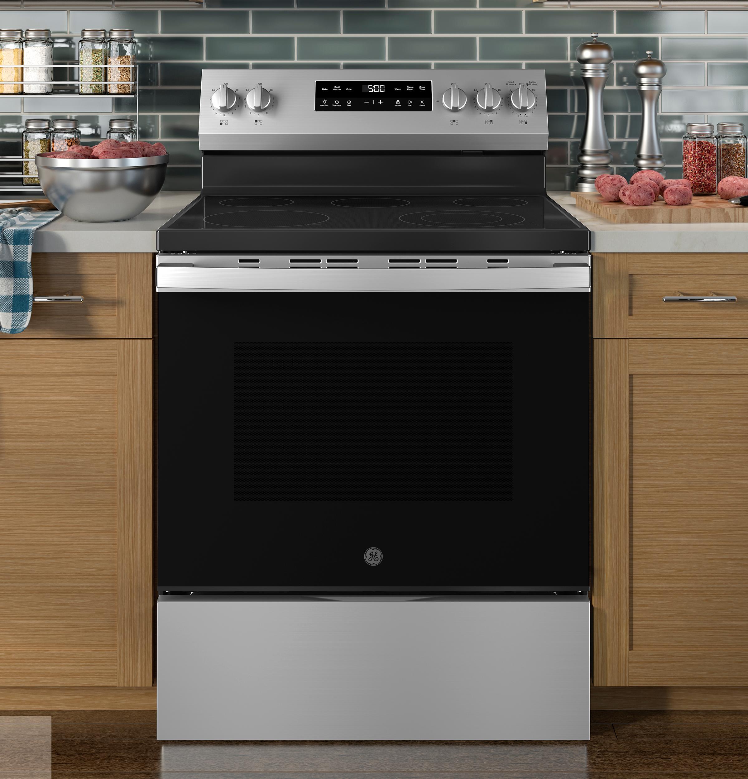GRF500SVSS GE® ENERGY STAR® 30" Free-Standing Electric Range with Crisp Mode
