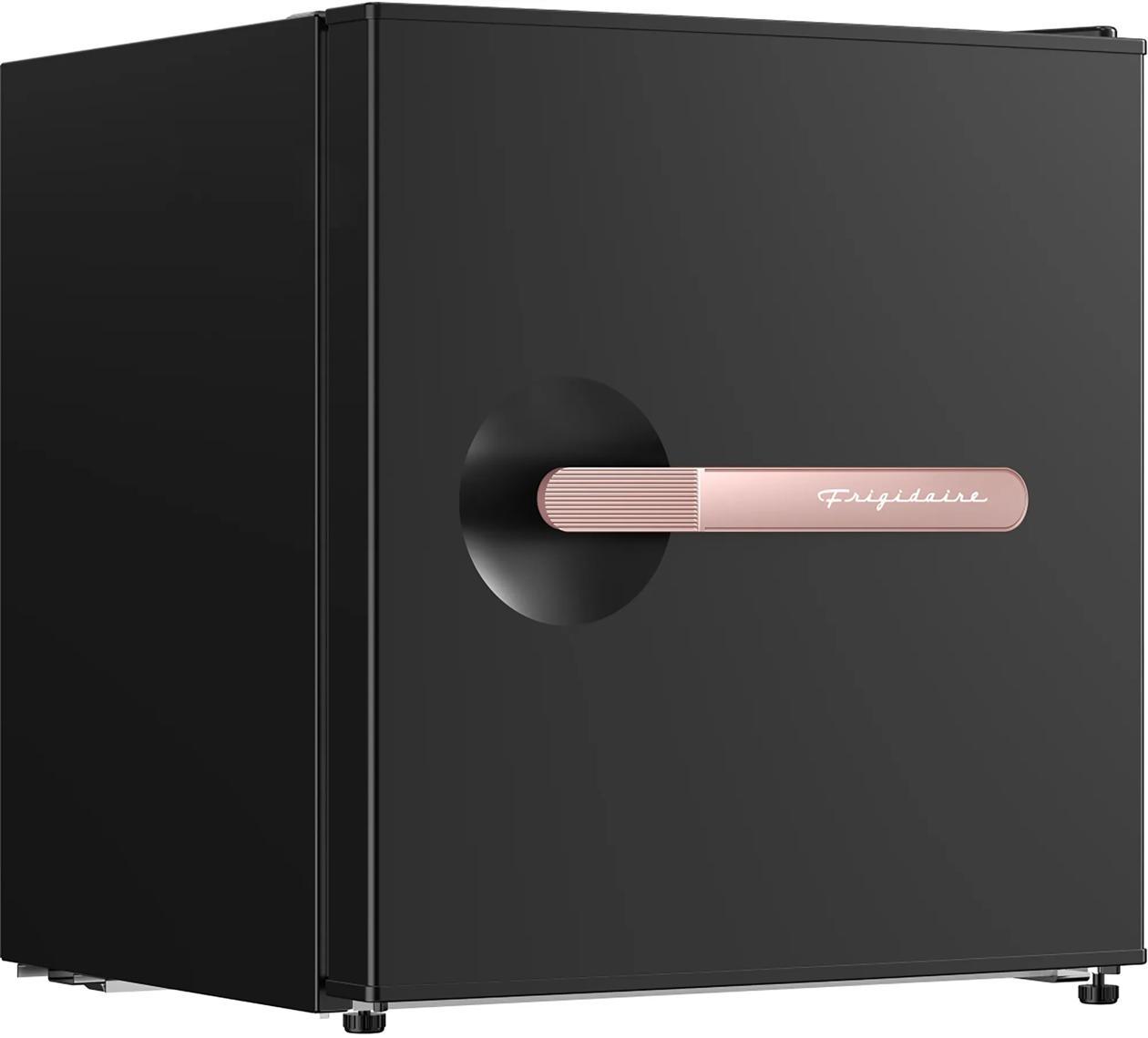 Frigidaire EFR197BLACK 1.6 Cu. Ft. Retro Compact Refrigerator with Built-In Side Bottle Opener - Black