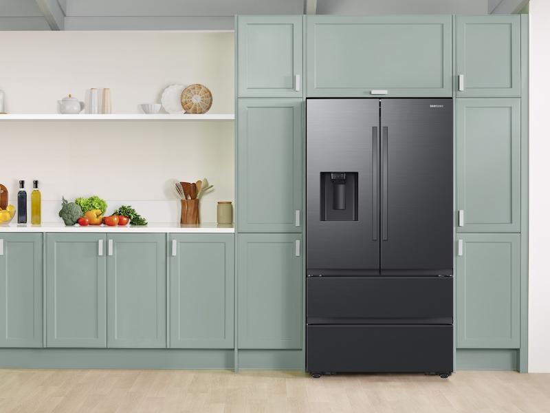 Samsung RF31CG7400MTAA 30 cu. ft. Mega Capacity 4-Door French Door Refrigerator with Four Types of Ice in Matte Black Steel