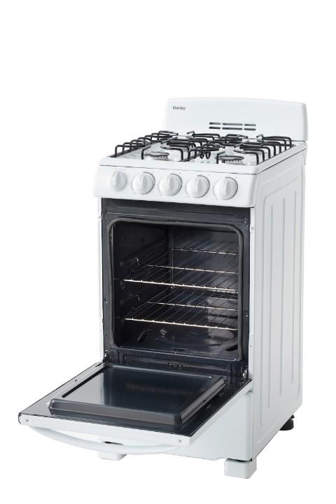 DR203WGLP Danby 20" Wide Gas Range in White