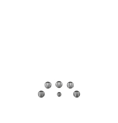 Cafe CXCE1HKPMSS CAF(EBACK)™ 5 Electric Cooktop Knobs - Brushed Stainless
