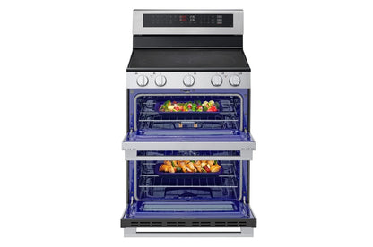 Lg LDEL7324YE 7.3 cu. ft. Smart Electric Double Oven Freestanding Range with ProBake Convection®, Air Fry & Air Sous Vide