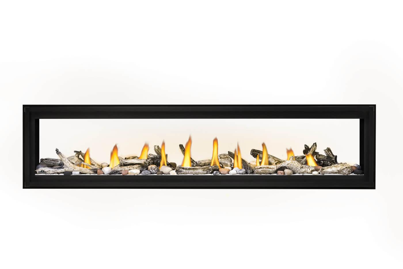 Napoleon Bbq LVX74N2X1 Luxuria 74 See Through Direct Vent Gas Fireplace