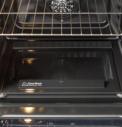 GRF600AVSS GE® ENERGY STAR® 30" Free-Standing Electric Convection Range with No Preheat Air Fry and EasyWash™ Oven Tray