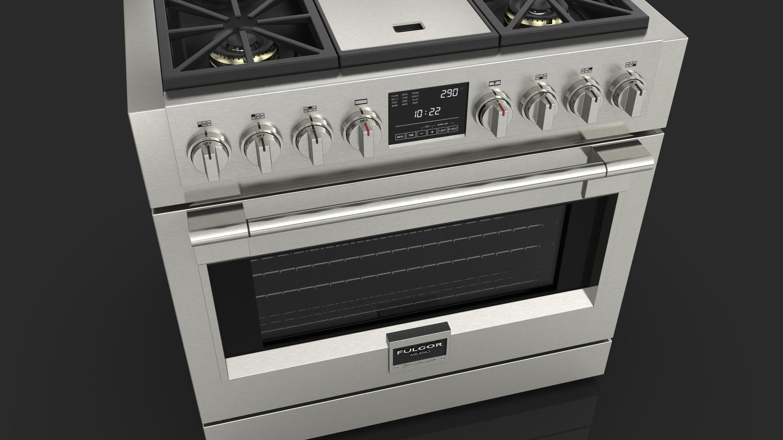 36 DUAL FUEL PRO RANGE WITH GRIDDLE