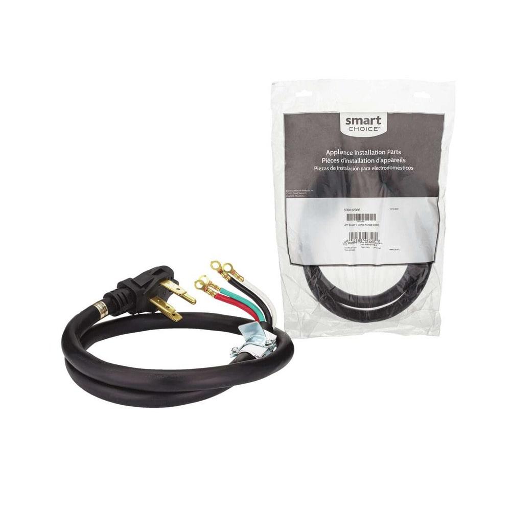 Frigidaire 5304512986C10 Smart Choice 4' 50 Amp 4 Wire Range Cord